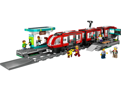 Lego City 60423 Downtown Streetcar and Station