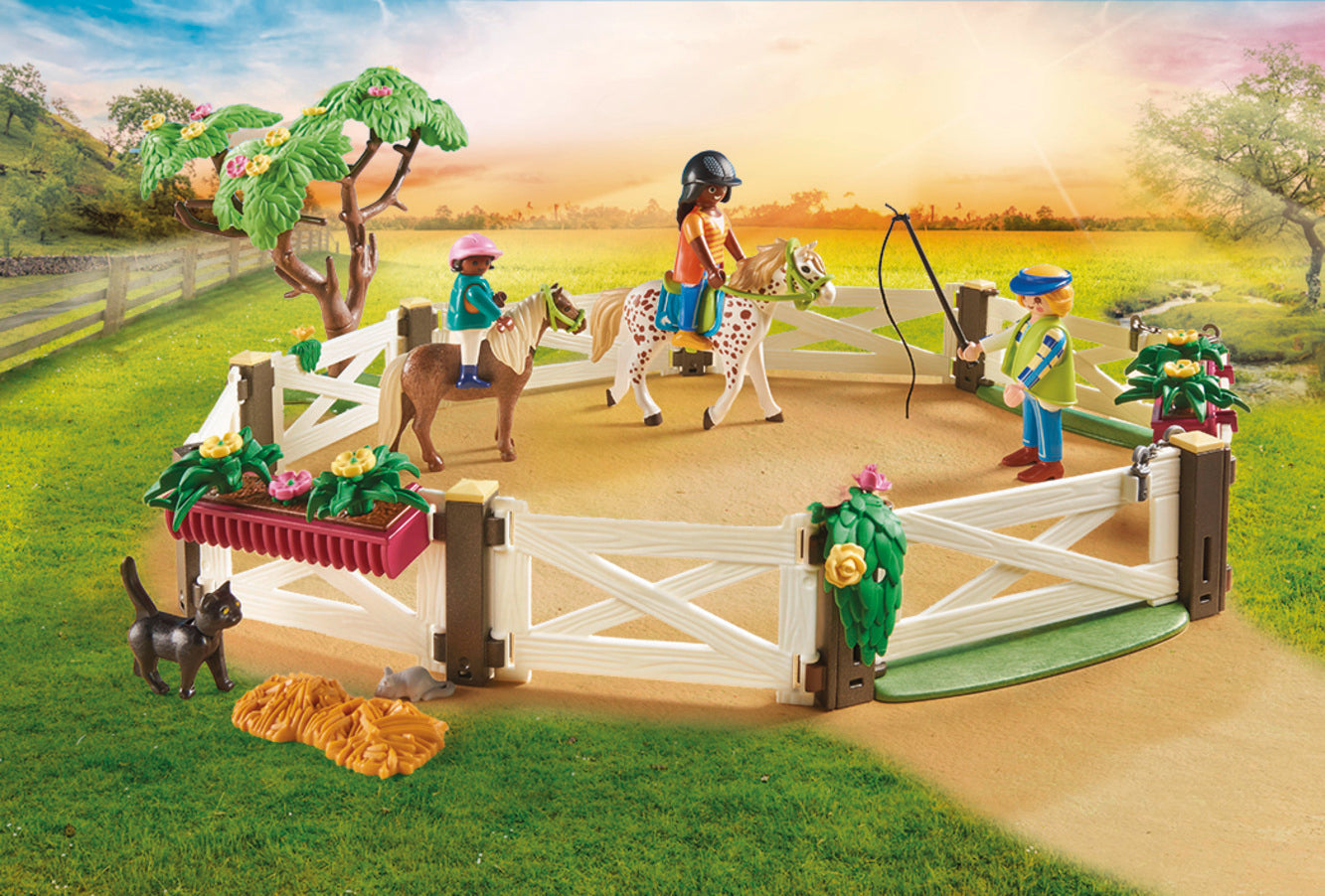 Playmobil 70995 Country Pony Farm Horseback Riding Lessons