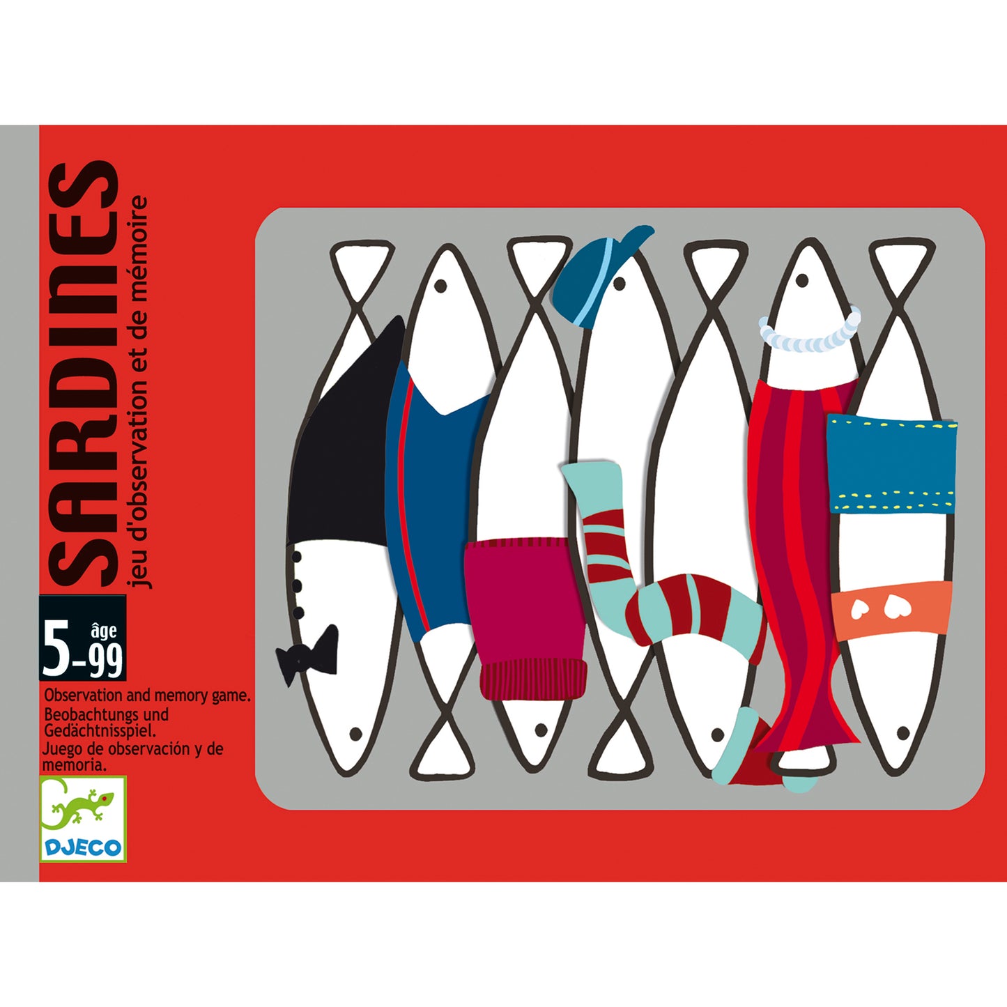 Djeco Sardines Memory Card Game