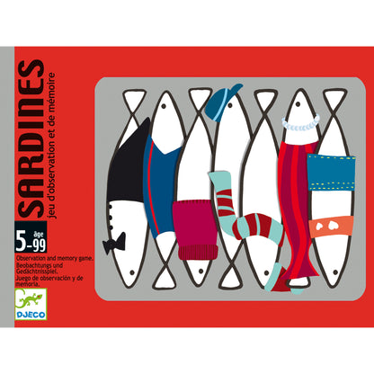 Djeco Sardines Memory Card Game