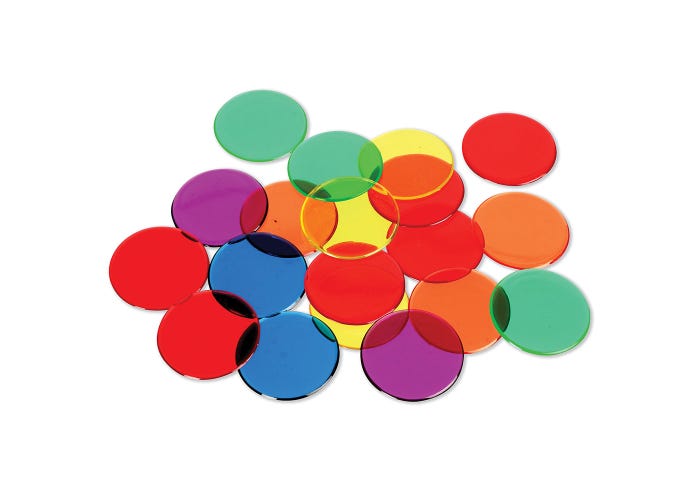Learning Resources Transparent Counters (Set of 250)