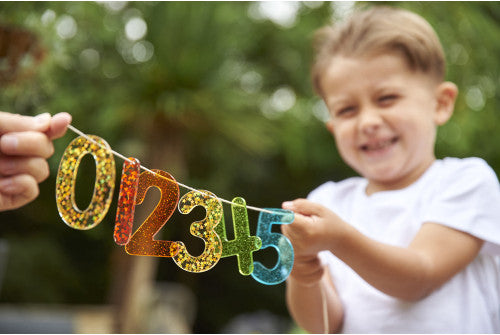 TickiT Rainbow Glitter Numbers