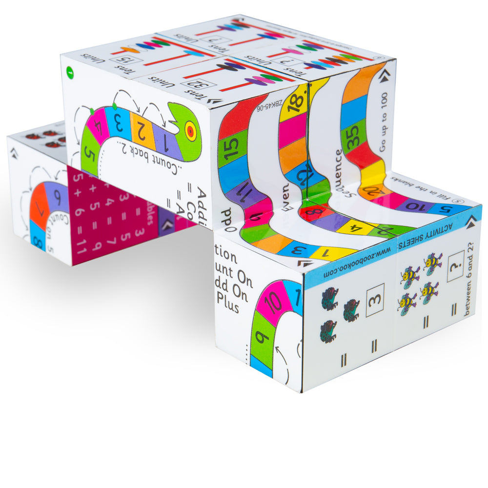 ZooBooKoo Add & Subtract - Key Stage 1 Cube Book