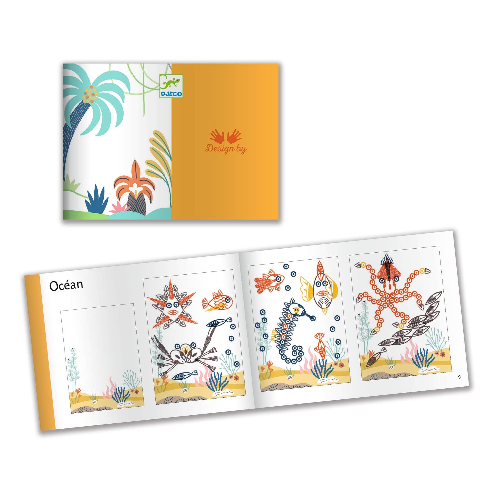 Djeco Mix & Match Stamps Surprising Animals