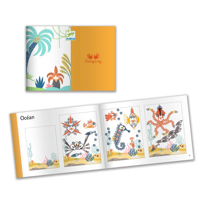 Djeco Mix & Match Stamps Surprising Animals