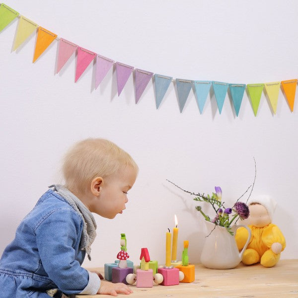 Grimms Pennant Banner Pastel