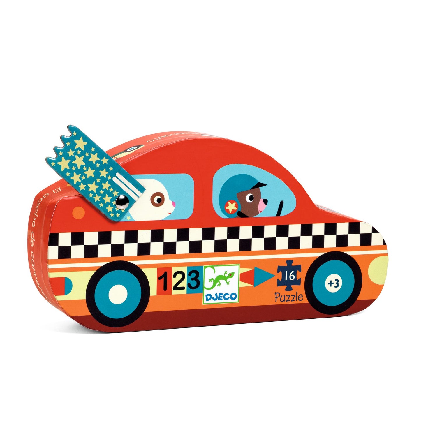 Djeco The Racing Car Silhouette Puzzles