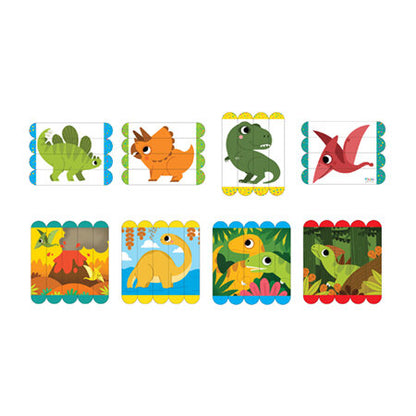 Fiesta Crafts Puzzle Sticks Dinosaurs