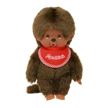 Monchhichi Boy Brown With Bib Red 20 cm