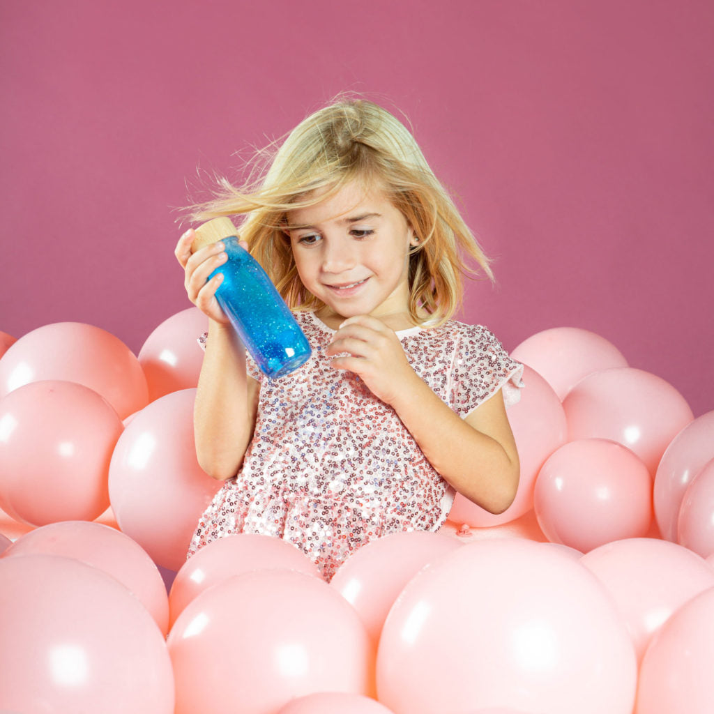 PETIT BOUM Blue Float Bottle