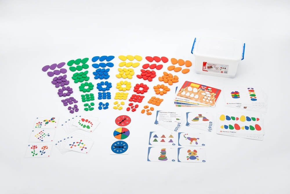 Edx Education Rainbow Pebbles Classroom Set