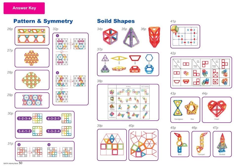 Magformers Math Activity Book