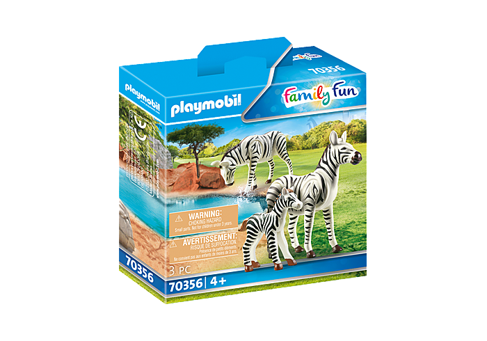 Playmobil 70356 Family Fun Zebras with Foal (D)