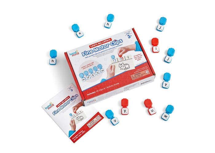 Learning Resources Learn My Letters Fine Motor Clips