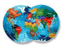 Alphabet Jigsaws Map of the World
