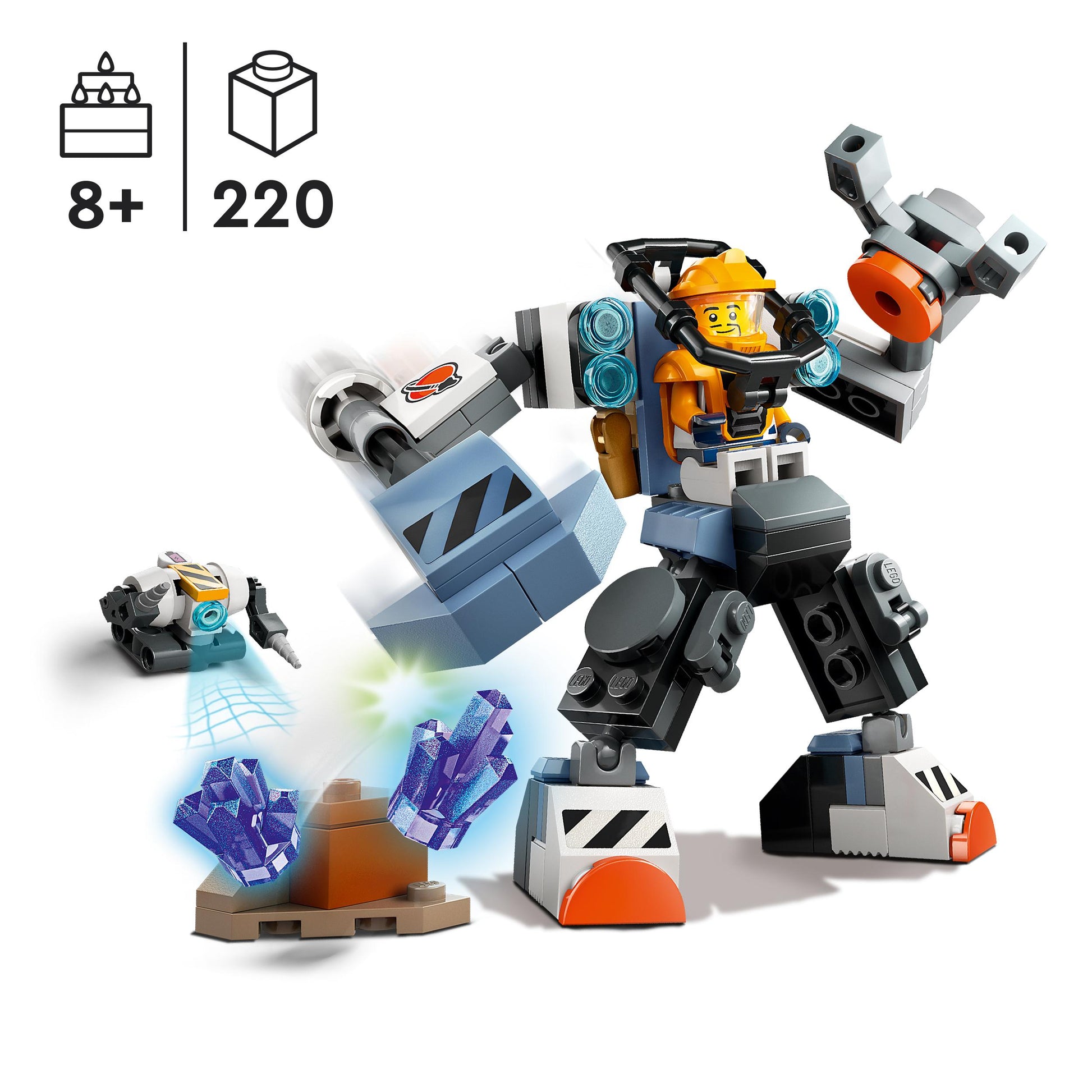 Lego City 60428 Space Construction Mech (D)
