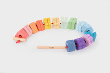 TickiT Rainbow Wooden Lacing Shapes