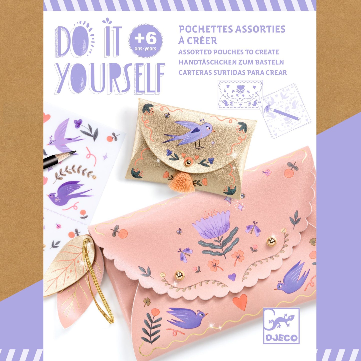 Djeco DIY Pouches To Create Sweet Fashionista