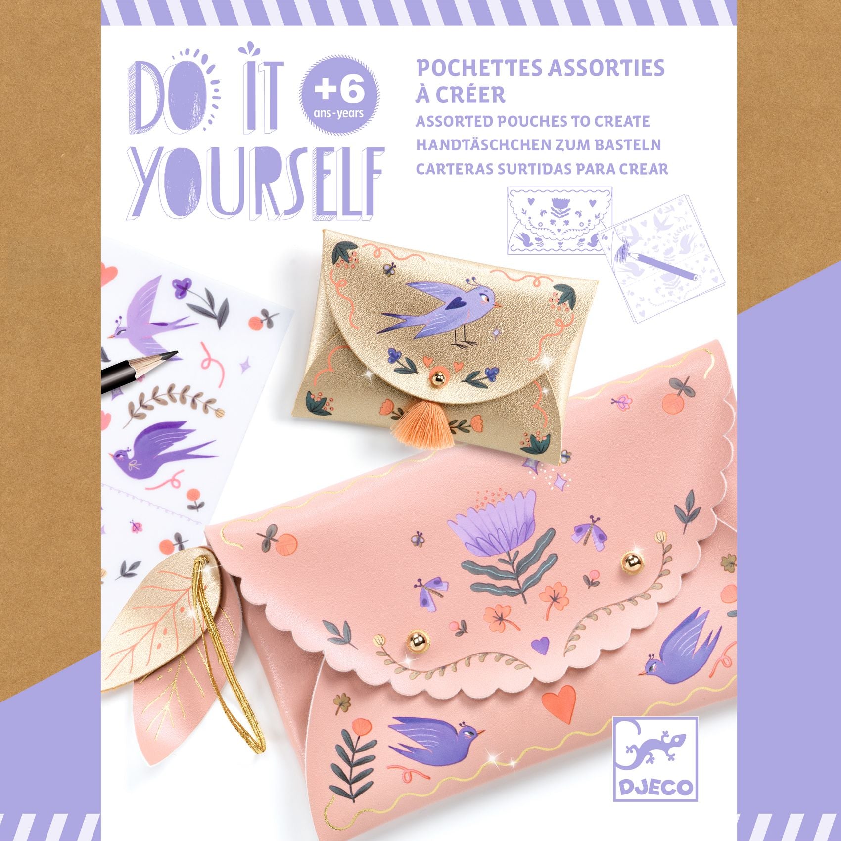 Djeco DIY Pouches To Create Sweet Fashionista