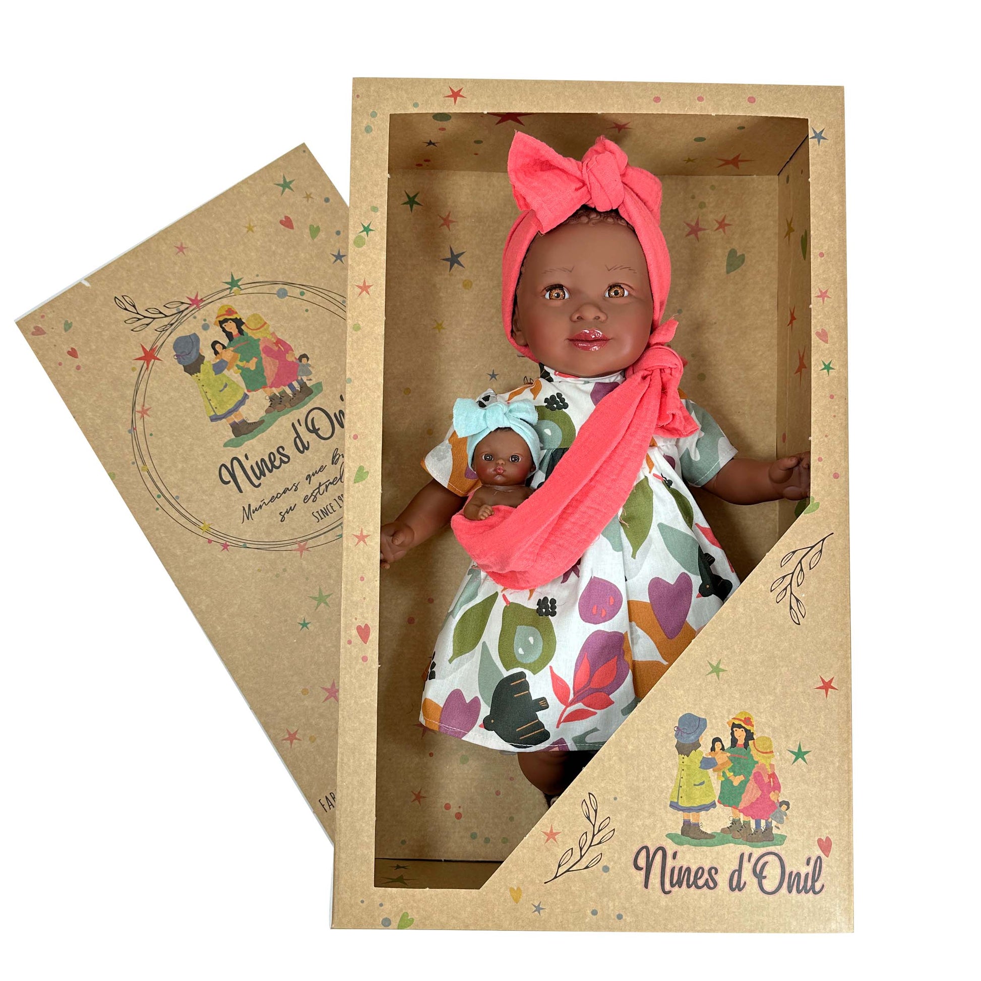 Nines D'Onil María Con Bebé Coral Case