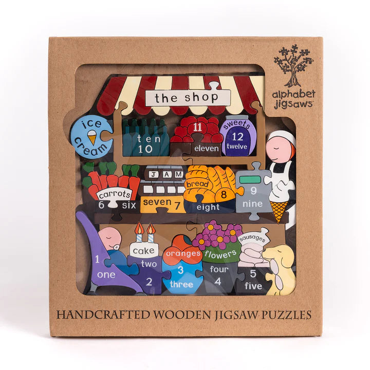 Alphabet Jigsaws The Shop Jigsaw Puzzle