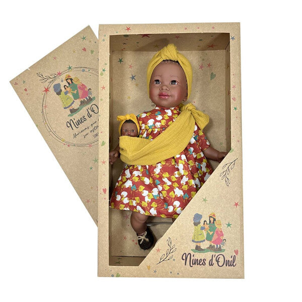 Nines D'Onil María Con Bebé Mustard Case