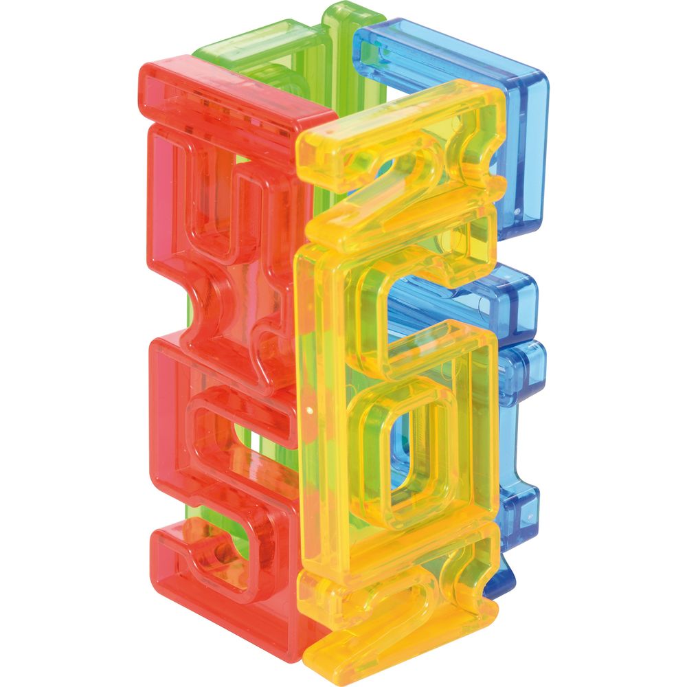 Number Building Blocks Translucent Set Of 140