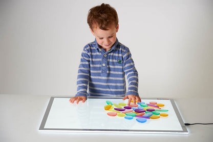 Edx Education Junior Rainbow Pebbles Clear