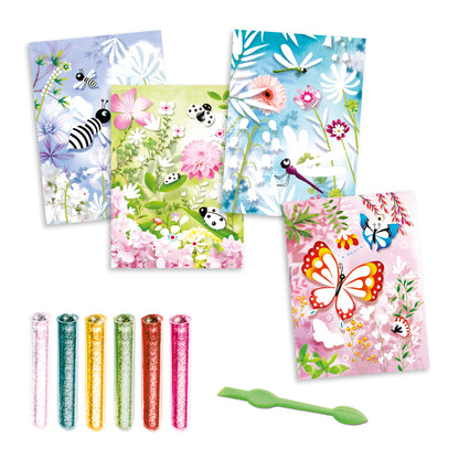 Djeco Glitter Boards Glitter Butterflies