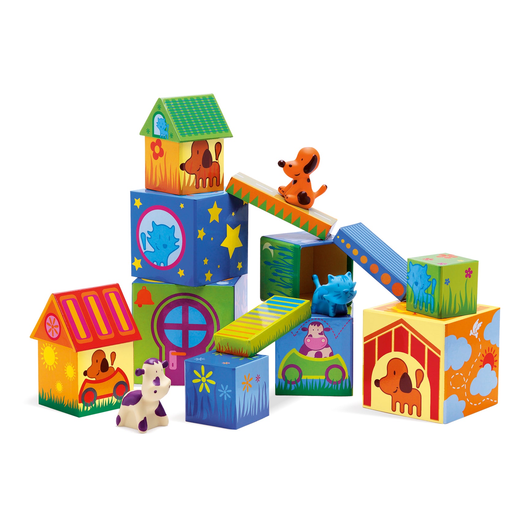 Djeco Cubanimo Stacking Blocks (F)