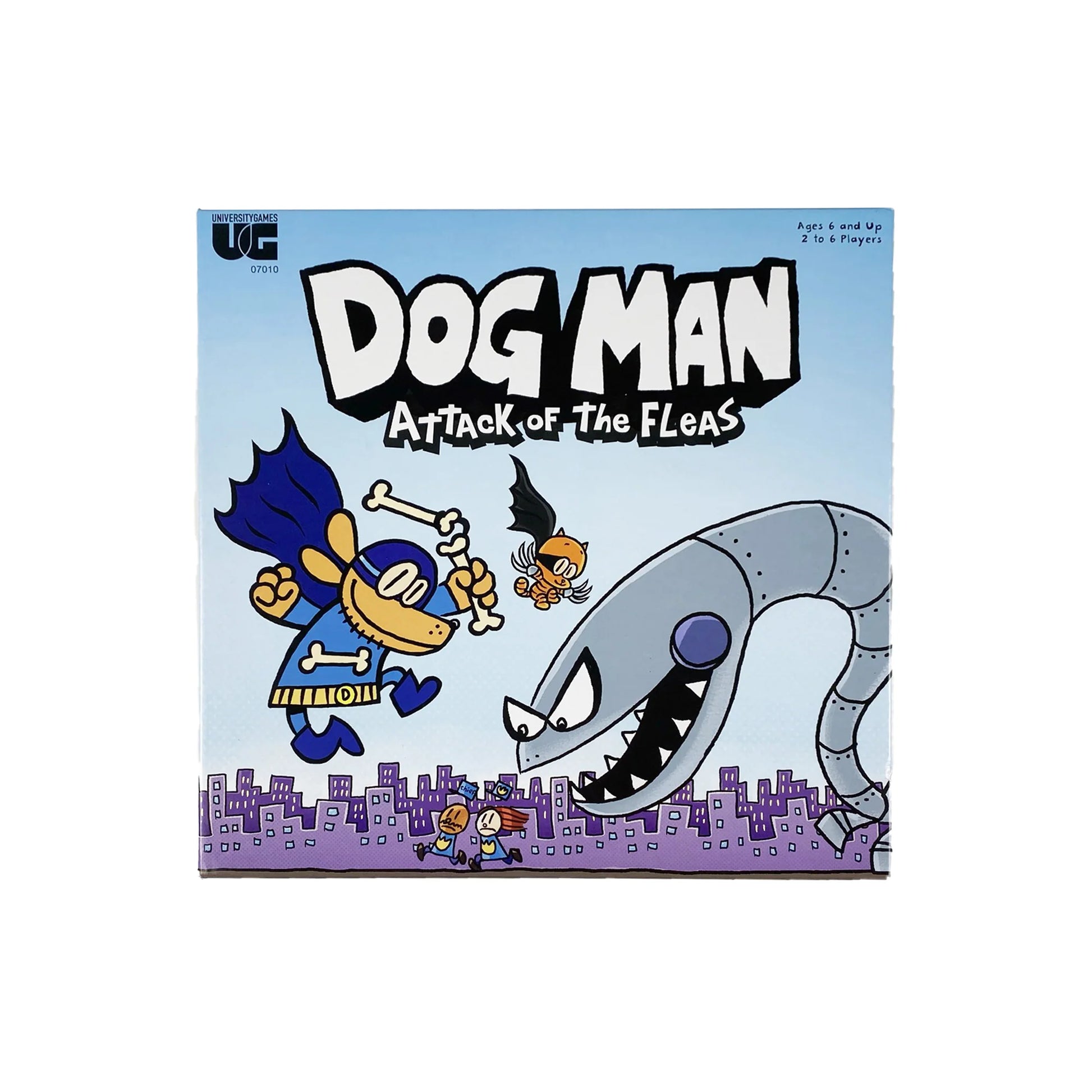 University Games Dog Man Attack of the Fleas Board Game
