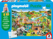 Schmidt Playmobil: A Zoo Adventure Puzzle & Play (60pc) inc. one figure