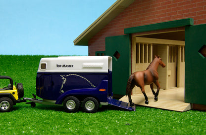 Kids Globe 1:32 Horse Stable - 62X42.5X22Cm