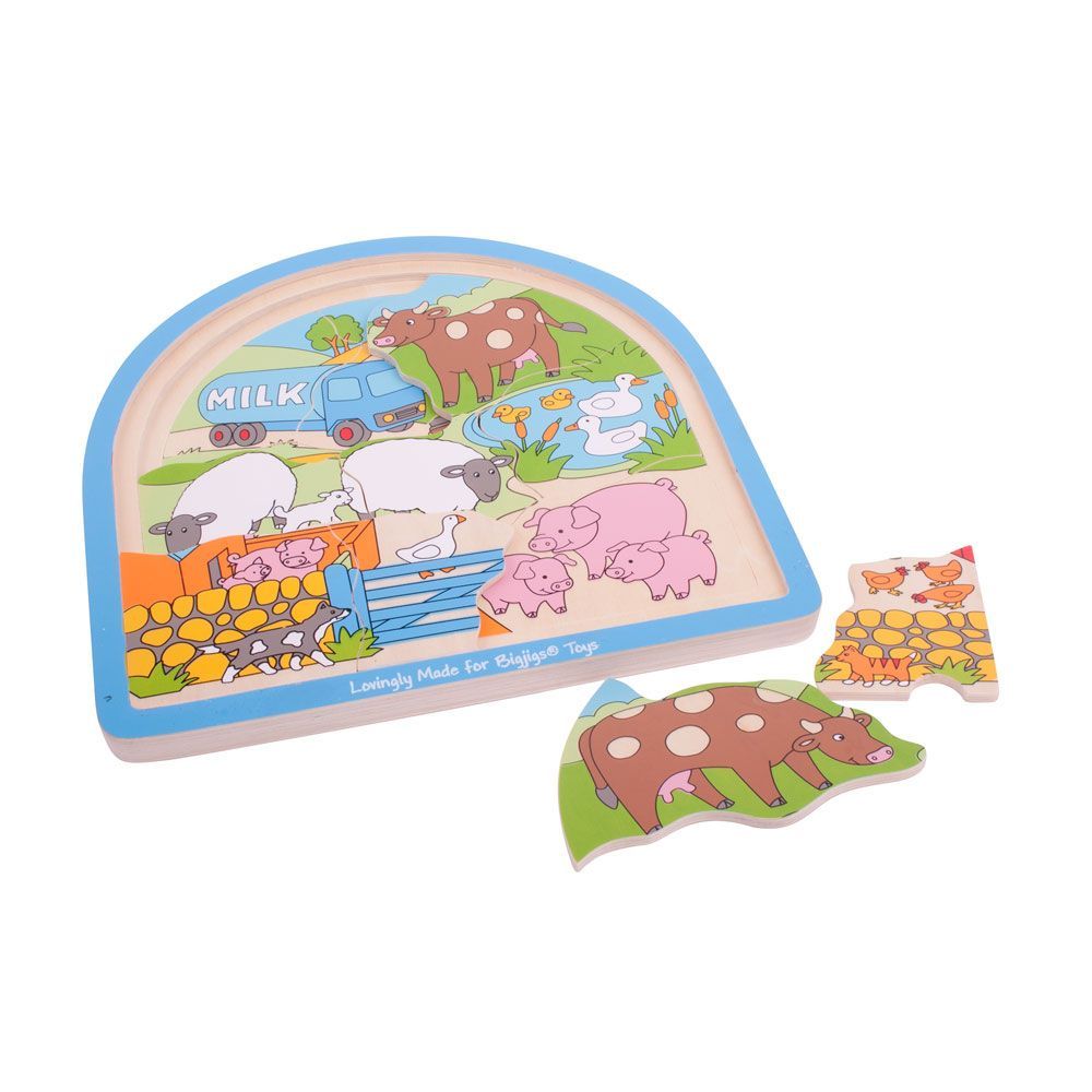 BigJigs Farm Arched Puzzle
