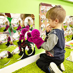 TickiT Acrylic Mirror Panel - Large 9-Dome