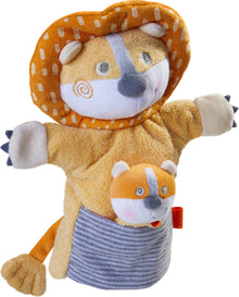 Haba Puppet Lion With Cub