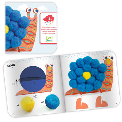 Djeco Fluffy Animals Pompoms