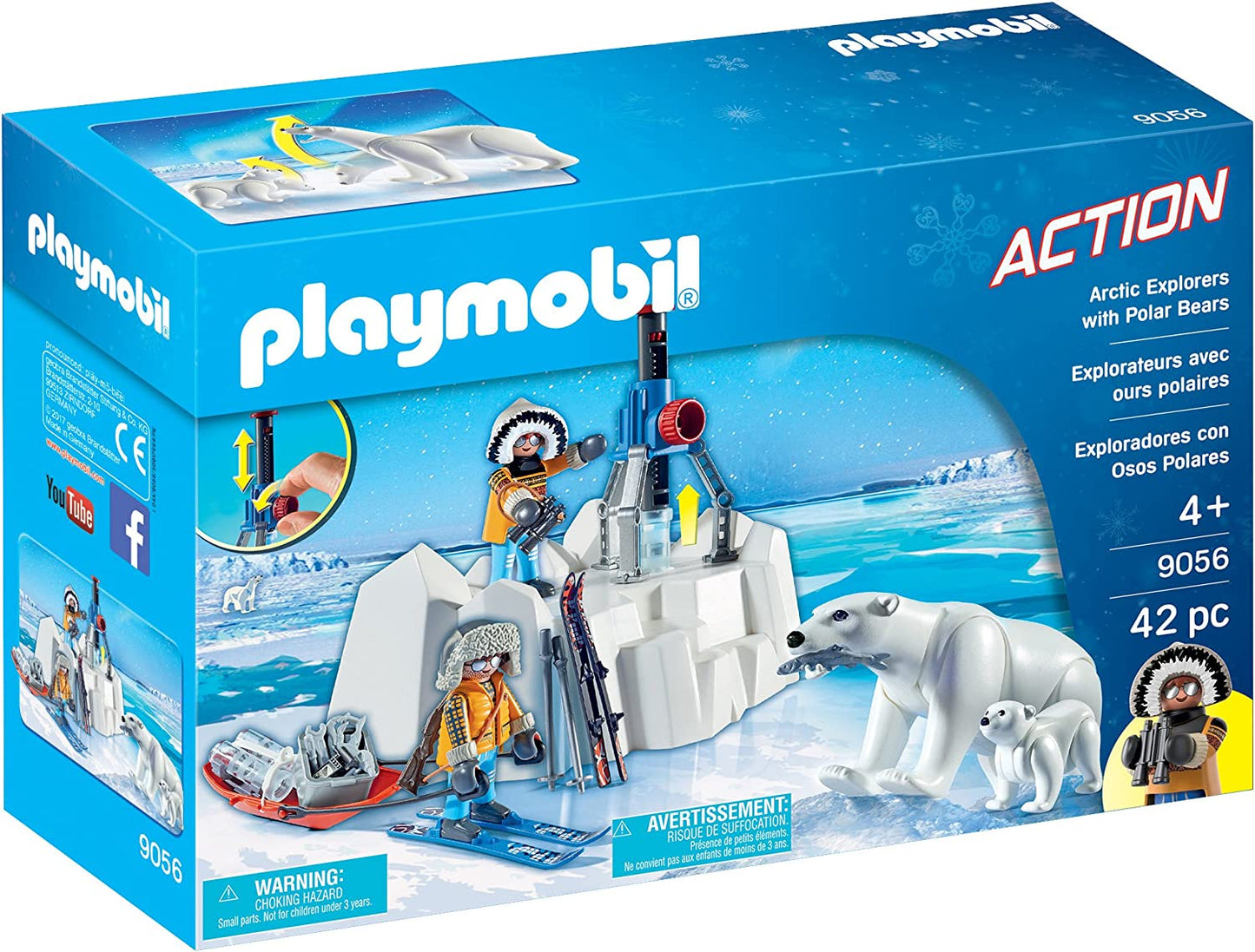 Playmobil 9056 Arctic Explorers with Polar Bears