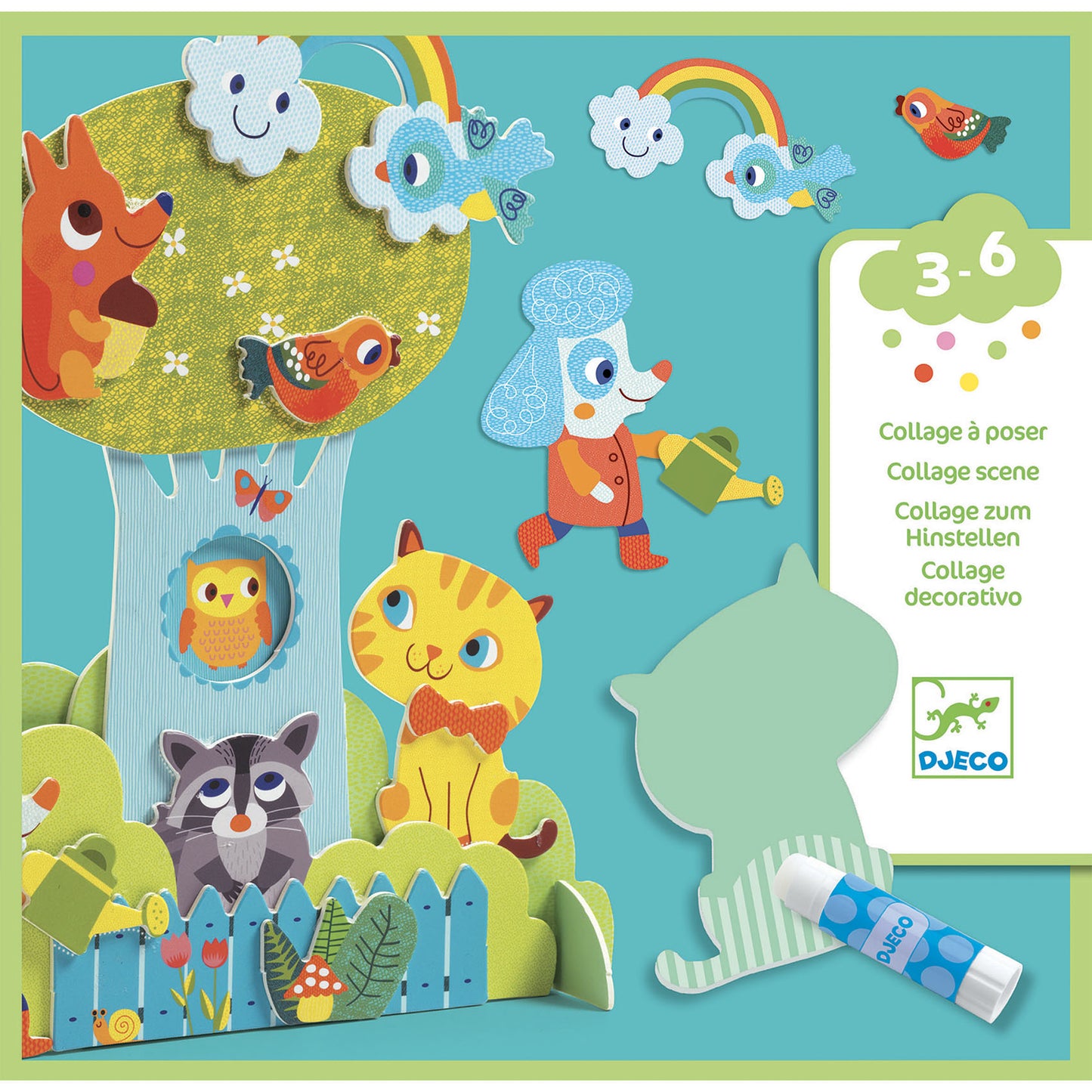 Djeco Collages Garden pals (D)
