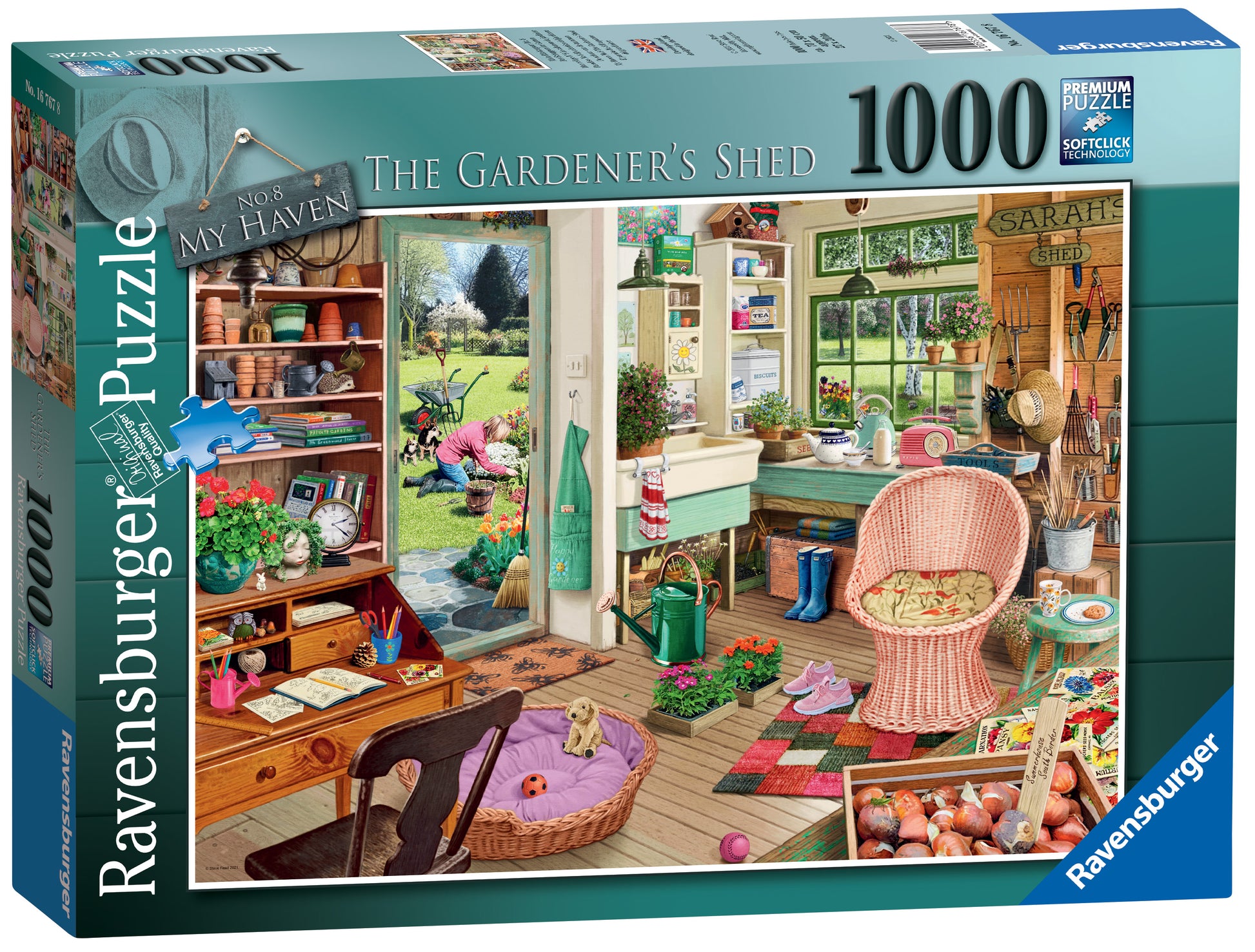Ravensburger My Haven No 8, The Garden Shed 1000pc