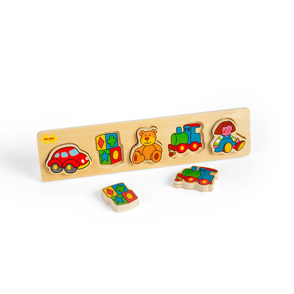 BigJigs Chunky Lift and Match Puzzle