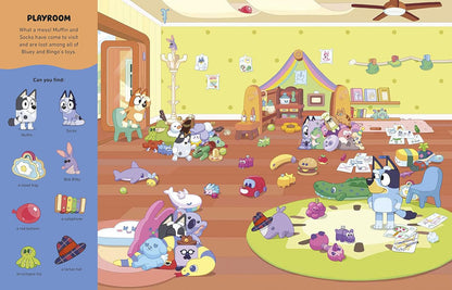 Bluey Where's Bluey Search and Find Paperback Book