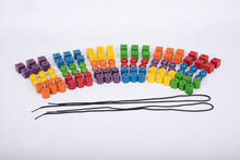 Edx Education Large Wooden Lacing Beads