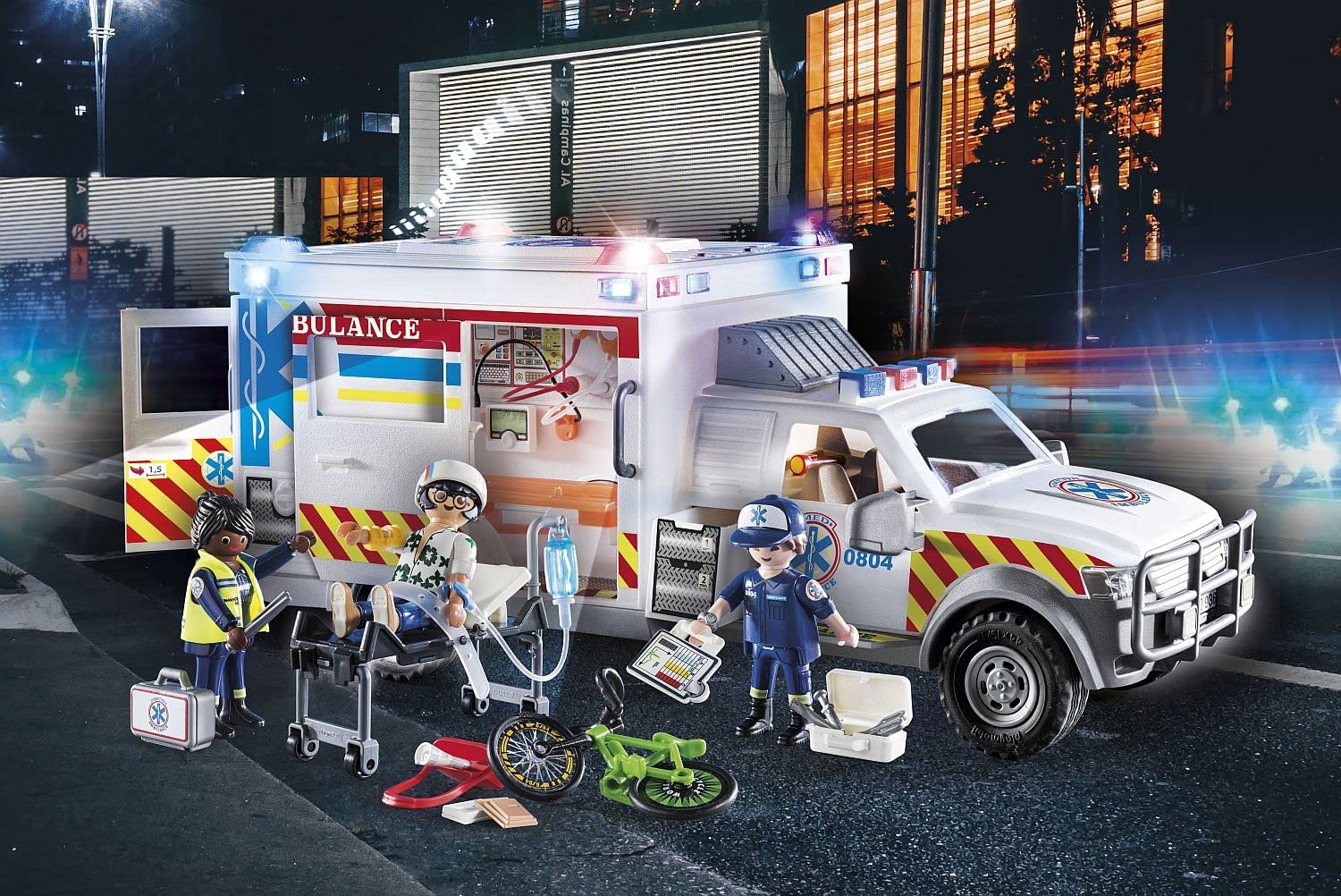 Playmobil 70936 Rescue Vehicles Ambulance with Lights and Sound