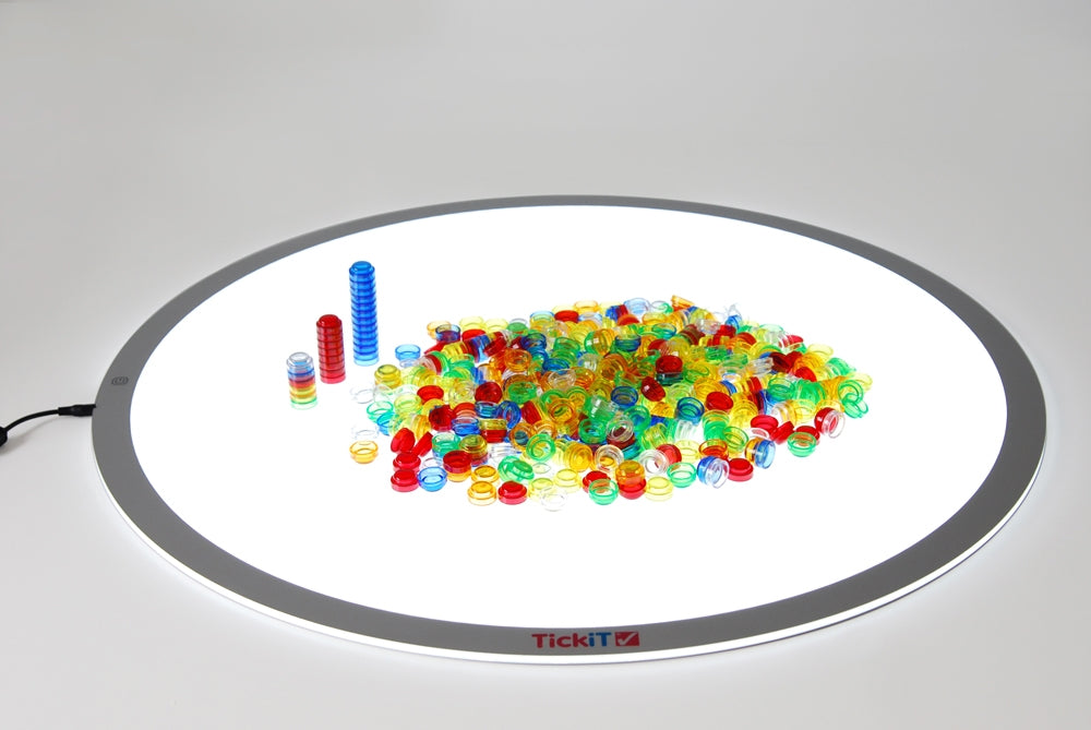TickiT Translucent Stackable Counters