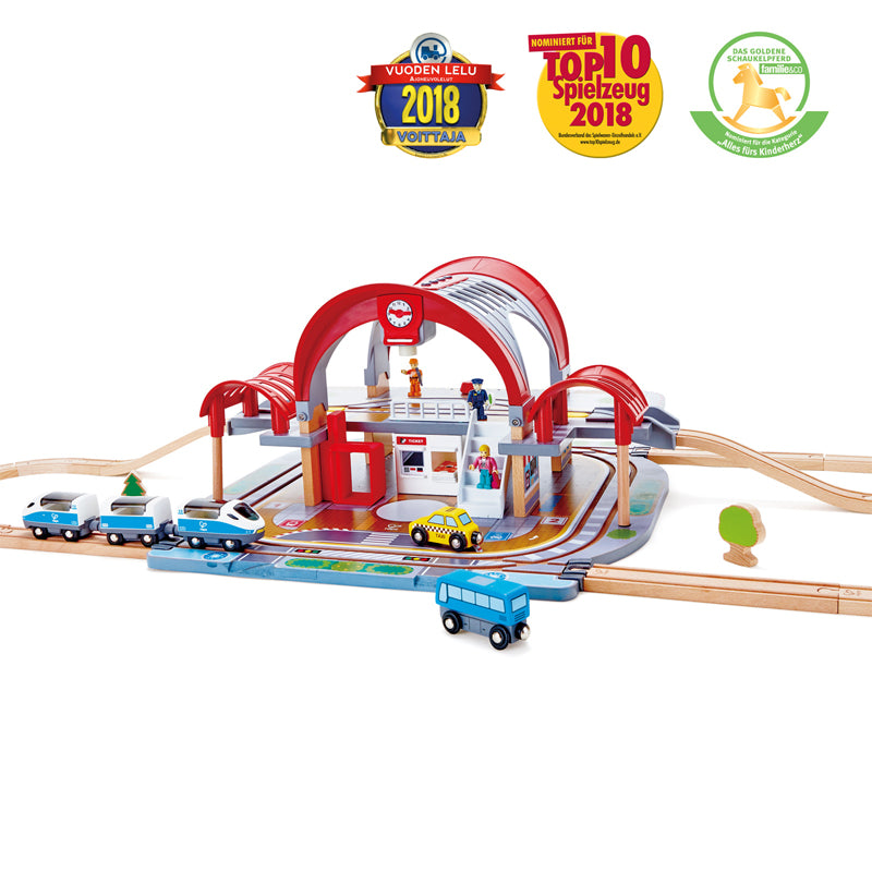 Hape Grand City Station Train Set