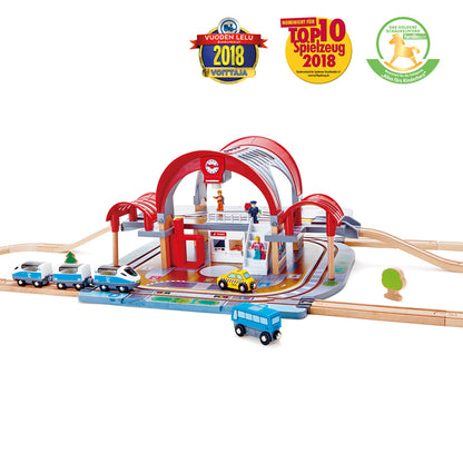 Hape Grand City Station Train Set