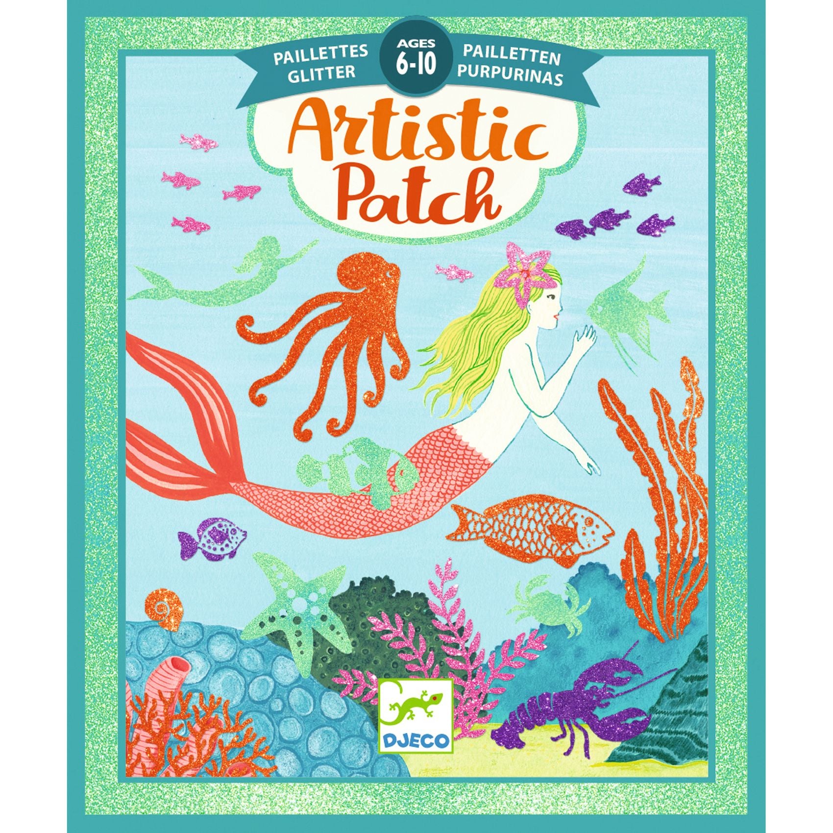 Djeco Artistic Patch Glitter - Ocean (F)