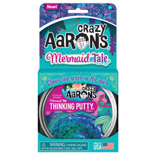 Crazy Aaron's Thinking Putty Glow Bright Mermaid Tale