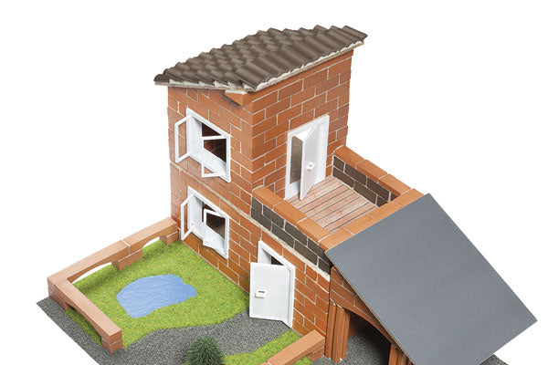 Teifoc Brick Construction Set Villa with Garage